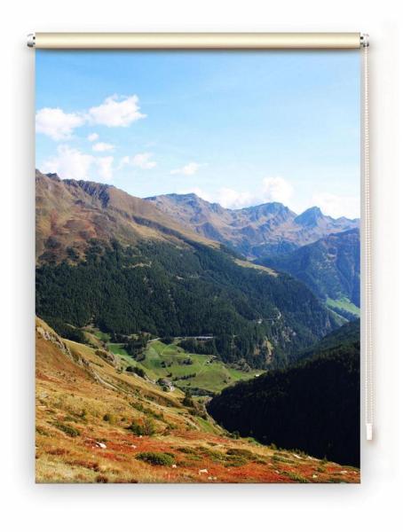 Rollo Blick nach Italien, Rollo, Motivrollo, Rollo mit Druck, Fotorollo, bedrucktes Rollo, Fensterrollo,verdunkelndes Rollo, Sonnenschutz Rollo